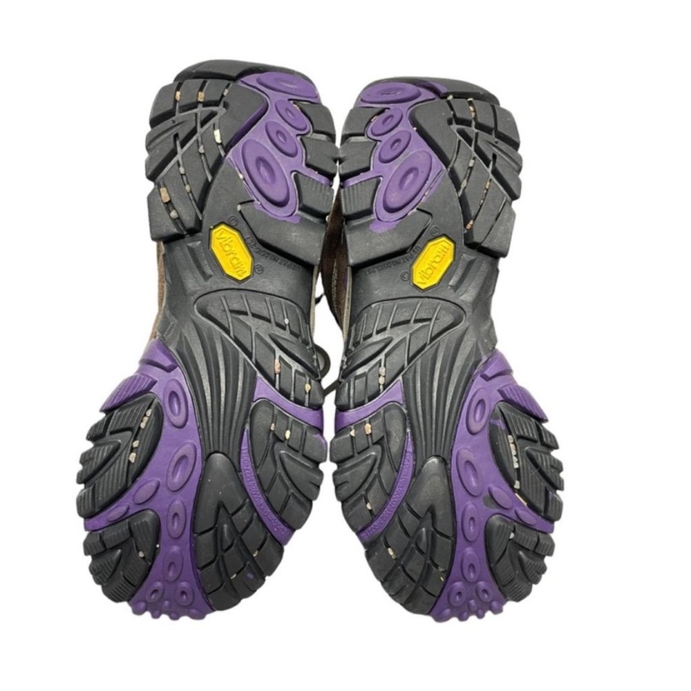 Merrell 💜 Women's Moab Mid Ventilator Purple Suede Mesh Vibram US Size 9M - Picture 9 of 9